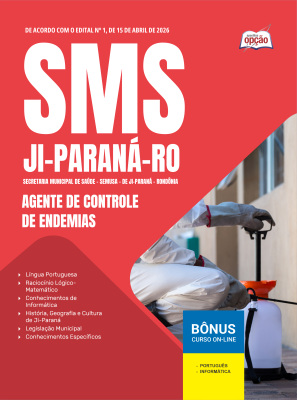 Apostila Prefeitura de Ji-Paraná - RO 2026 - Agente de Controle de Endemias