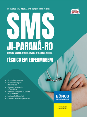 Apostila Prefeitura de Ji-Paraná - RO 2026 - Técnico em Enfermagem