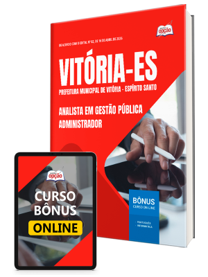 Apostila Prefeitura de Vitória - ES 2026 - Analista em Gestão Pública - Administrador