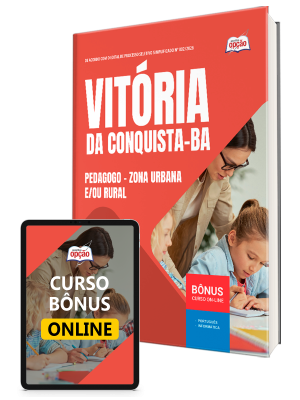 Apostila Prefeitura de Vitória da Conquista - BA 2026 - Pedagogo - Zona Urbana e/ou Rural
