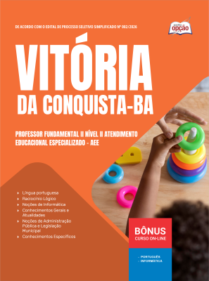 Apostila Prefeitura de Vitória da Conquista - BA 2026 - Professor Fundamental II Nível II - Atendimento Educacional Especializado – AEE
