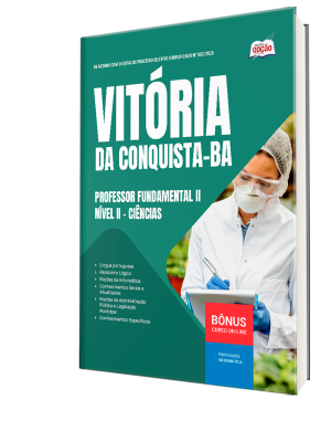 Apostila Prefeitura de Vitória da Conquista - BA 2026 - Professor Fundamental II Nível II - Ciências