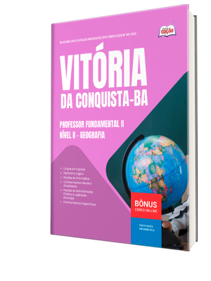 Apostila Prefeitura de Vitória da Conquista - BA 2026 - Professor Fundamental II Nível II - Geografia