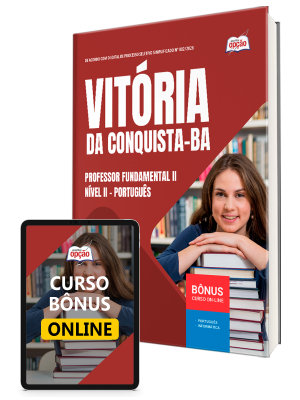 Apostila Prefeitura de Vitória da Conquista - BA 2026 - Professor Fundamental II Nível II - Português