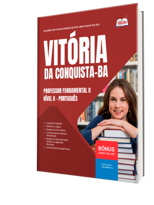 Apostila Prefeitura de Vitória da Conquista - BA 2026 - Professor Fundamental II Nível II - Português
