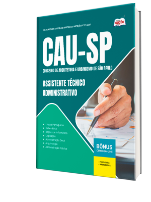 Apostila CAU-SP 2026 - Assistente Técnico - Administrativo
