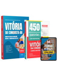 Combo Prefeitura de Vitória da Conquista - BA 2026 - Monitor Escolar (Educação Infantil e Cobertura das AC'S)