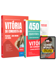 Combo Prefeitura de Vitória da Conquista - BA 2026 - Pedagogo - Zona Urbana e/ou Rural