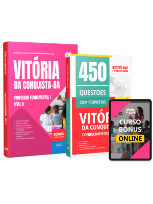 Combo Prefeitura de Vitória da Conquista - BA 2026 - Professor Fundamental I - Nível II
