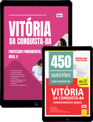 Combo Prefeitura de Vitória da Conquista - BA 2026 - Professor Fundamental I - Nível II