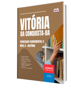 Combo Prefeitura de Vitória da Conquista - BA 2026 - Professor Fundamental II Nível II - História