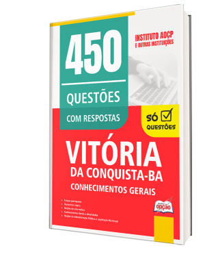 Combo Prefeitura de Vitória da Conquista - BA 2026 - Professor Fundamental II Nível II - História