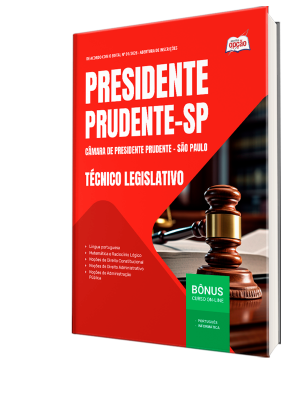Apostila Câmara de Presidente Prudente-SP 2026 - Técnico Legislativo