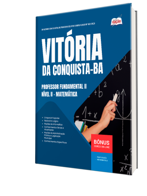 Combo Prefeitura de Vitória da Conquista - BA 2026 - Professor Fundamental II Nível II - Matemática