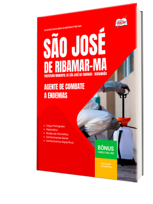 Apostila Prefeitura de São José de Ribamar-MA 2026 - Agente de Combate a Endemias
