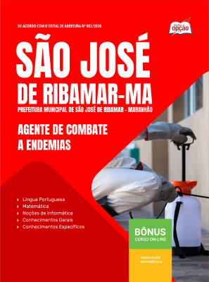 Apostila Prefeitura de São José de Ribamar-MA 2026 - Agente de Combate a Endemias