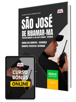 Apostila Prefeitura de São José de Ribamar-MA 2026 - Guarda Civil Municipal - Segurança Municipal Preventiva E Ostensiva