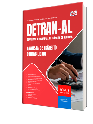 Apostila DETRAN-AL 2026 - Analista de Trânsito - Contabilidade