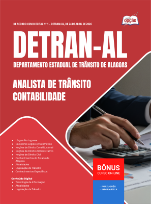 Apostila DETRAN-AL 2026 - Analista de Trânsito - Contabilidade