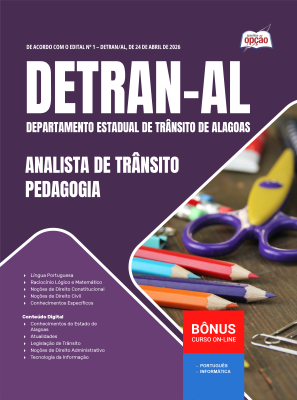 Apostila DETRAN-AL em PDF 2026 - Analista de Trânsito - Pedagogia