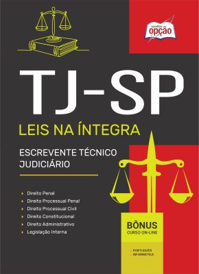 Leis e Questões TJ-SP 2026 - Escrevente Técnico Judiciário