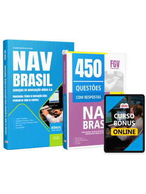 Combo NAV Brasil 2026 - Profissional Técnico de Navegação Aérea - Operador de Torre de Controle