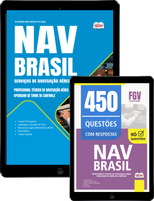 Combo NAV Brasil 2026 - Profissional Técnico de Navegação Aérea - Operador de Torre de Controle