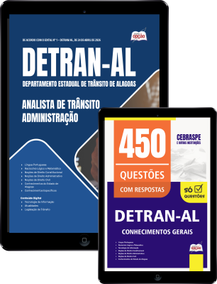 Combo DETRAN-AL 2026 - Analista de Trânsito - Administração
