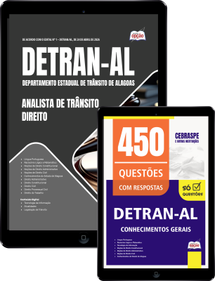 Combo DETRAN-AL 2026 - Analista de Trânsito - Direito