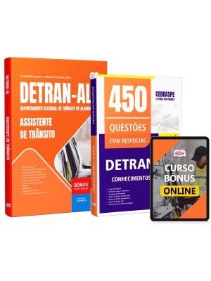 Combo DETRAN-AL 2026 - Assistente de Trânsito - Qualquer Área de Formação