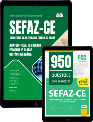 Combo SEFAZ-CE 2026 - Auditor-Fiscal da Fazenda Estadual 1ª Classe - Gestão Fazendária