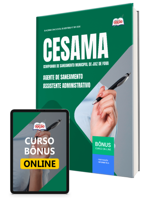 Apostila CESAMA de Juiz de Fora-MG 2026 - Agente de Saneamento - Assistente Administrativo