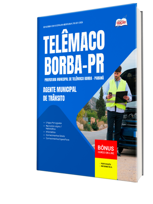 Apostila Prefeitura de Telêmaco Borba - PR 2026 - Agente Municipal de Trânsito
