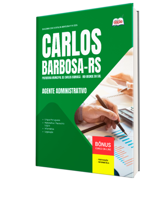 Apostila Prefeitura de Carlos Barbosa-RS 2026 - Agente Administrativo