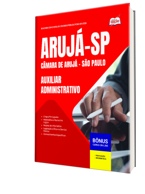 Apostila Câmara de Arujá - SP 2026 - Auxiliar Administrativo