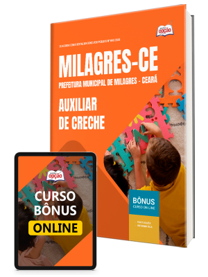 Apostila Prefeitura de Milagres-CE 2026 - Auxiliar de Creche