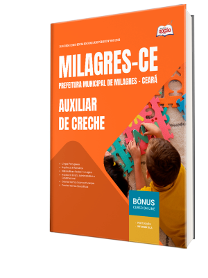Apostila Prefeitura de Milagres-CE 2026 - Auxiliar de Creche