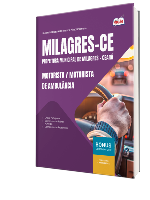 Apostila Prefeitura de Milagres-CE 2026 - Motorista