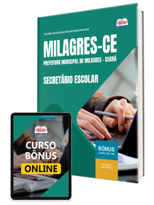 Apostila Prefeitura de Milagres-CE 2026 - Secretário Escolar
