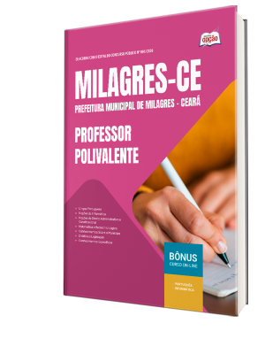 Apostila Prefeitura de Milagres-CE 2026 - Professor Polivalente