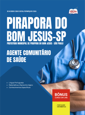 Apostila Prefeitura de Pirapora do Bom Jesus-SP 2026 - Agente Comunitário de Saúde