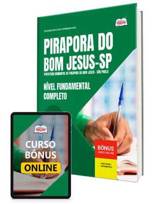 Apostila Prefeitura de Pirapora do Bom Jesus-SP 2026 - Nível Fundamental Completo