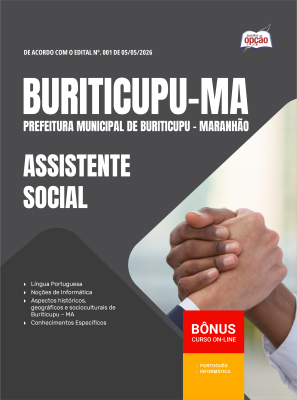 Apostila Prefeitura de Buriticupu-MA 2026 - Assistente Social