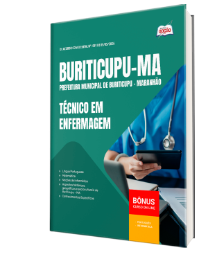 Apostila Prefeitura de Buriticupu-MA 2026 - Técnico em Enfermagem