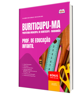 Apostila Prefeitura de Buriticupu-MA 2026 - Prof. de Educação Infantil