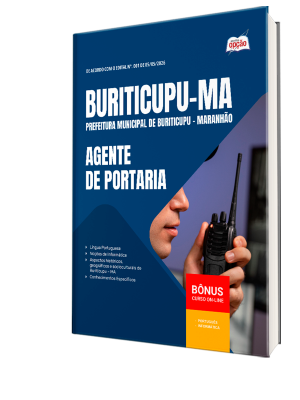 Apostila Prefeitura de Buriticupu-MA 2026 - Agente de Portaria
