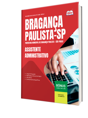 Apostila Prefeitura de Bragança Paulista - SP 2026 - Assistente Administrativo