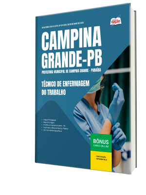 Apostila Prefeitura de Campina Grande - PB 2026 - Técnico de Enfermagem do Trabalho