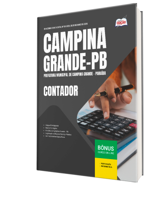 Apostila Prefeitura de Campina Grande - PB 2026 - Contador