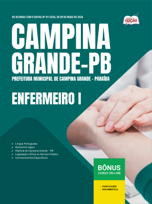 Apostila Prefeitura de Campina Grande - PB em PDF 2026 - Enfermeiro I